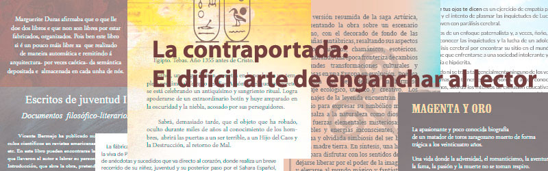 Contraportadas letras